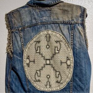 Shipibo Denim Vest